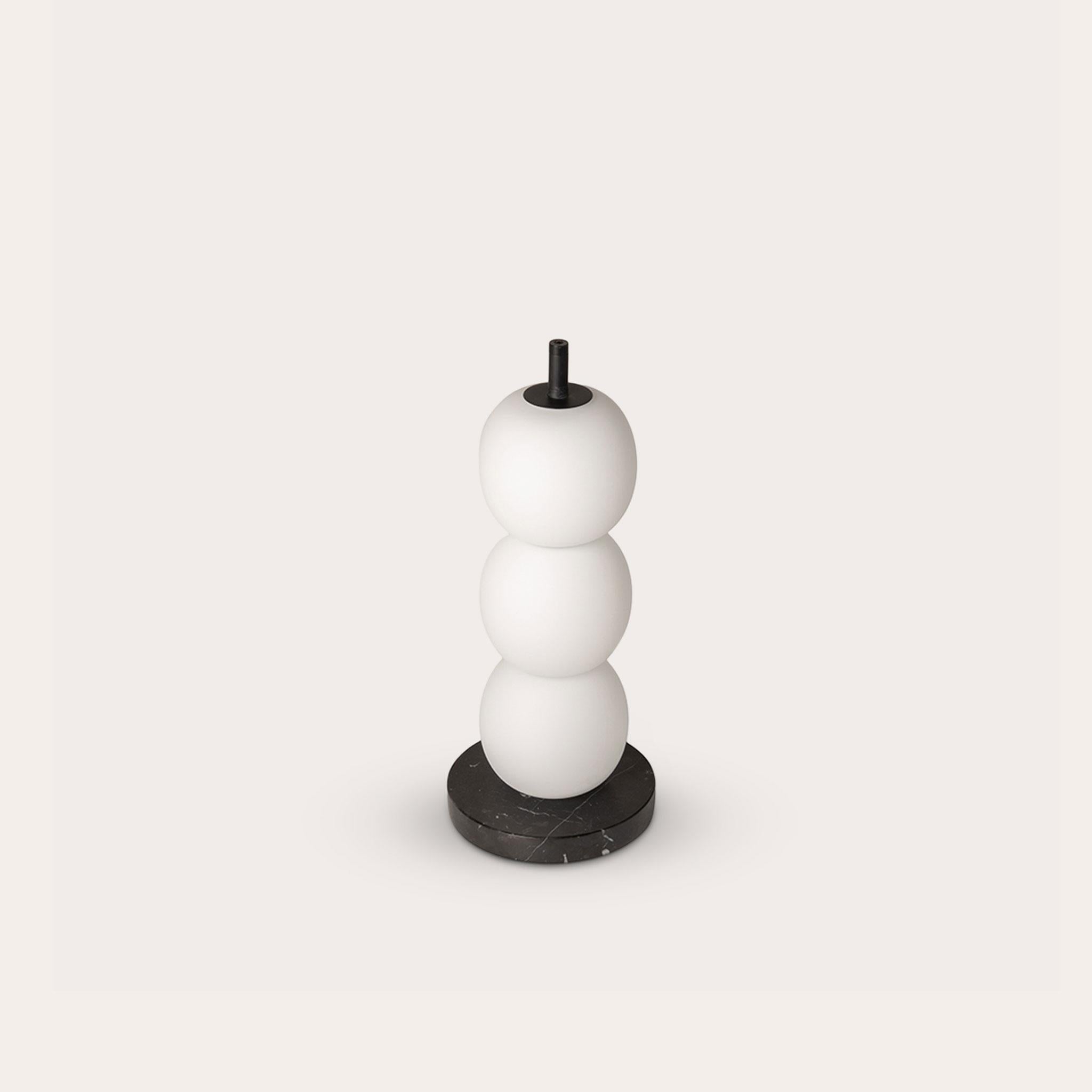 German Mainkai 3 Table Lamp by Sebastian Herkner in Marble Base For Sale