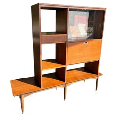 Mainline by Hooker Mid Century Modern Room Divider Wall Unit