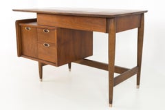 Mainline by Hooker Mid Century Single Sided Floating Display Desk