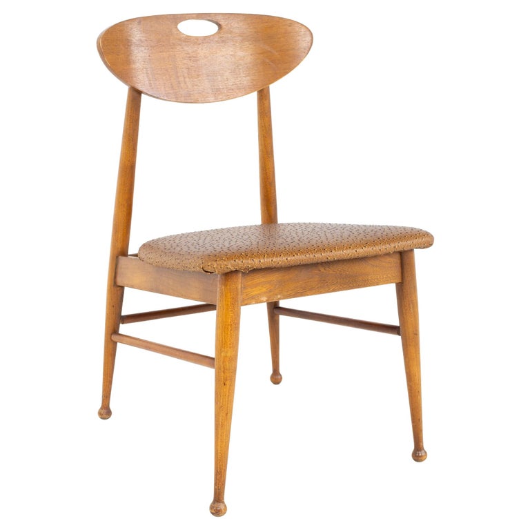 Mainline by Hooker Mid Century Walnut Desk Dining Chair at 1stDibs