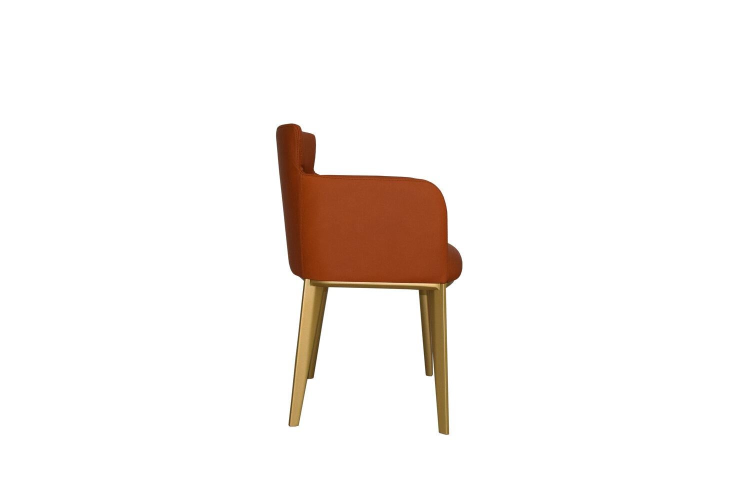 Inspired by the crown jewel of Spain's Balearic Islands, VIP Saloti's Mallorca dining chair features a supportive and plush Crown that sits atop of the U-shaped Cove. A comfortable seat without compromise to its modern design is a testament of the
