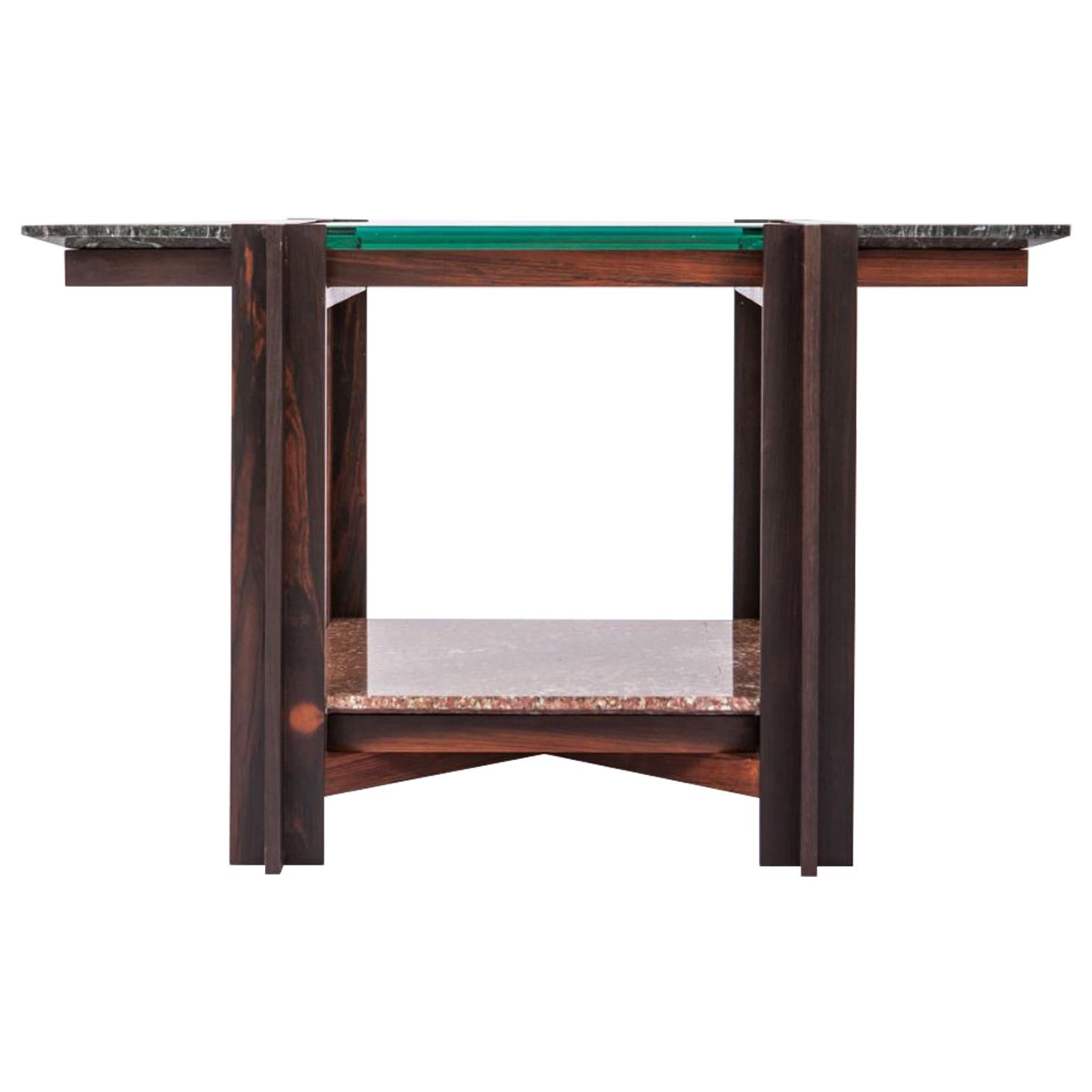 Mais, table Freijo foncée avec tables, par Alva Design
