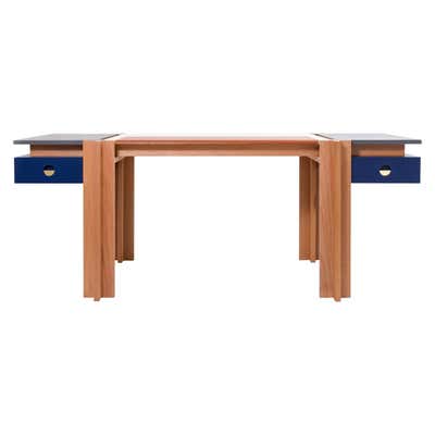 Bespoke Desk in Claro Walnut and Bronze By Newell Design Studio For ...