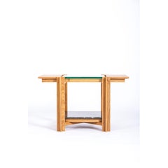 Mais, Light Freijo Table with Tabs, by Alva Design