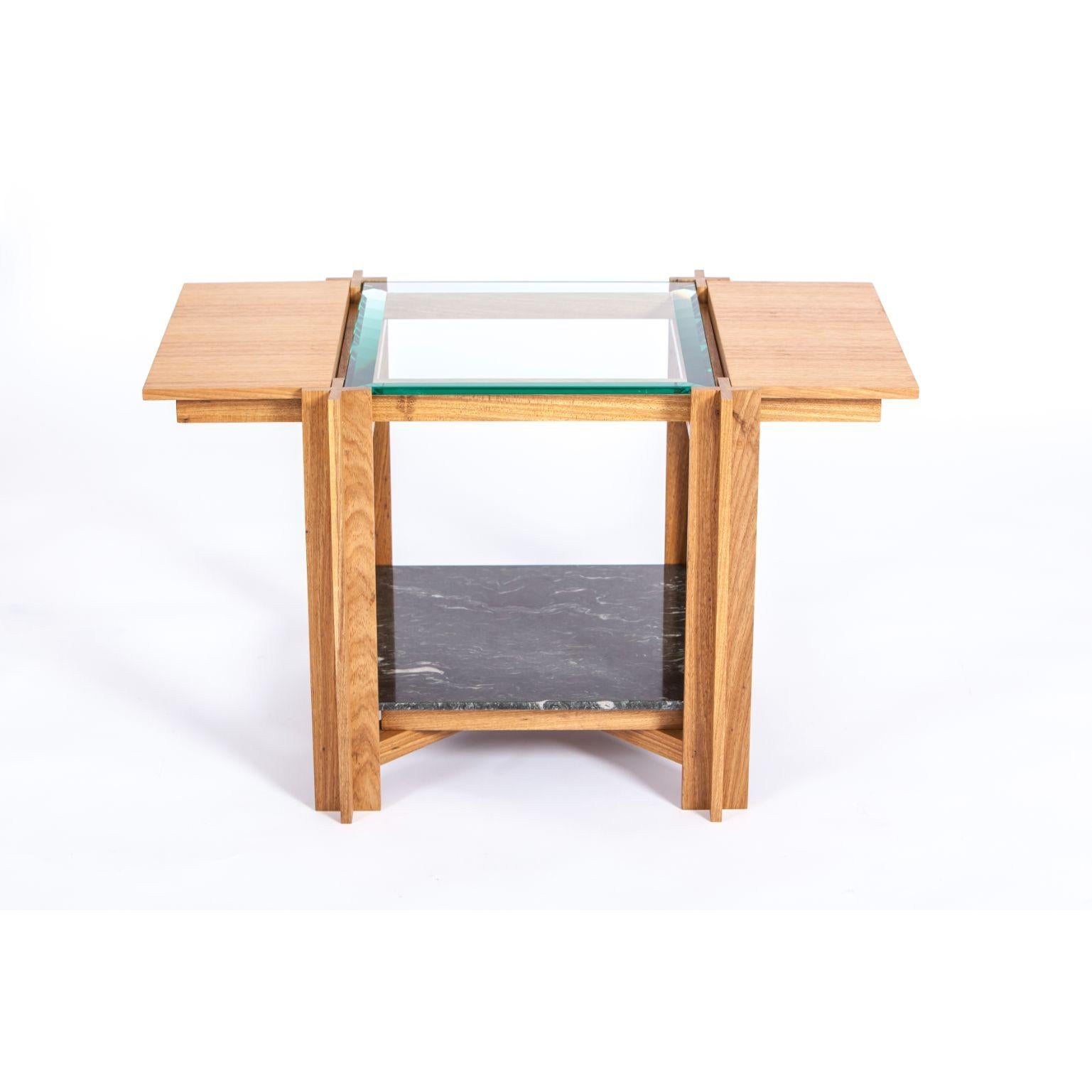 Modern Mais, Light Freijo Table with Tabs, by Alva Design For Sale