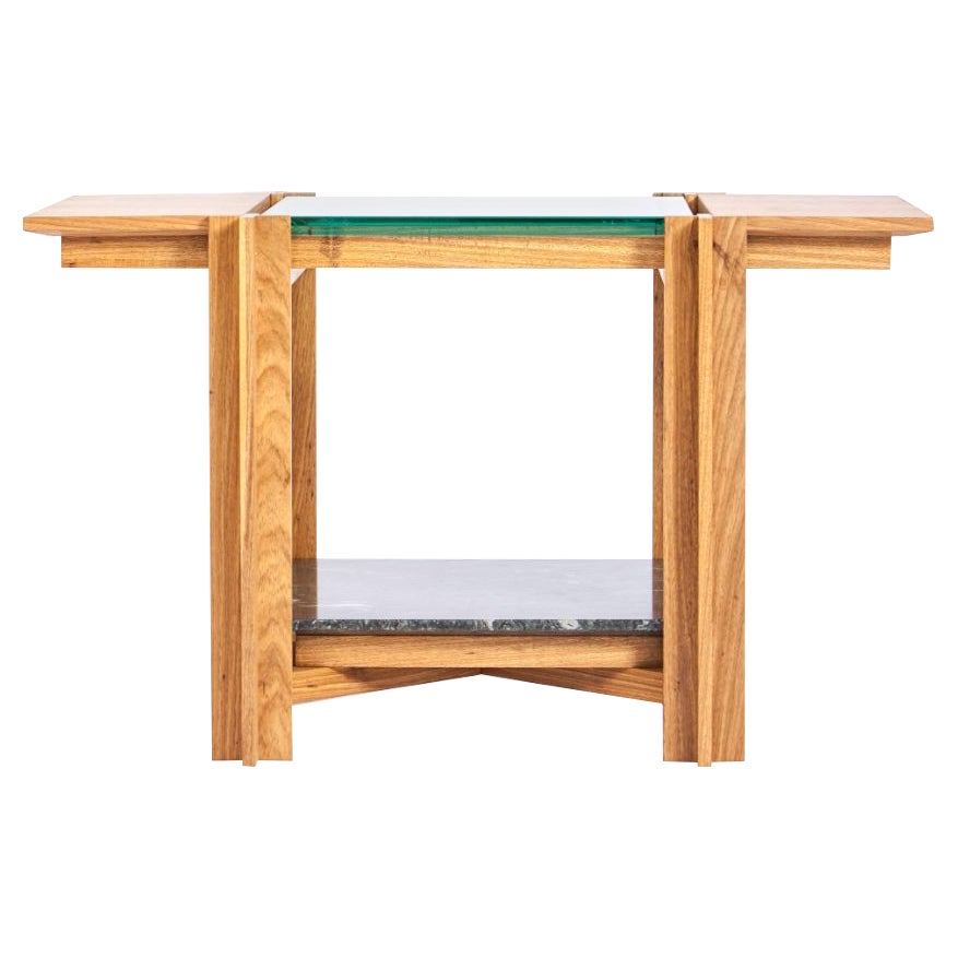 Mais, Light Freijo Table with Tabs, by Alva Design