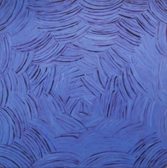 "Body Painting Alalgura" Pittura acrilica aborigena su lino di Maisie Bundey