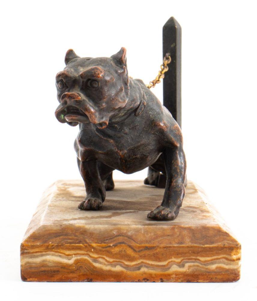 Maison Alphonse Giroux Bulldog Bronze Sculpture For Sale 1
