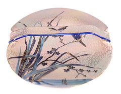 Maison Alphonse Giroux - Piatto decorativo in porcellana Japonisant