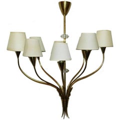 Maison Arlus 1940s French Chandelier