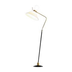 Maison Arlus Ajustable and Orientable Floor Lamp, France, 1950