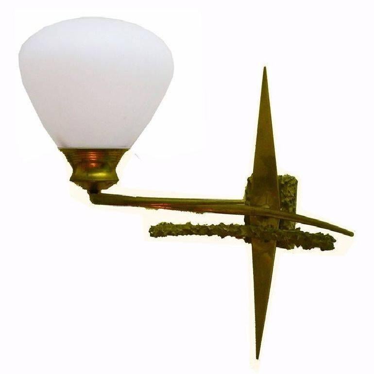Other Maison Arlus Bronze Pair of Sconces