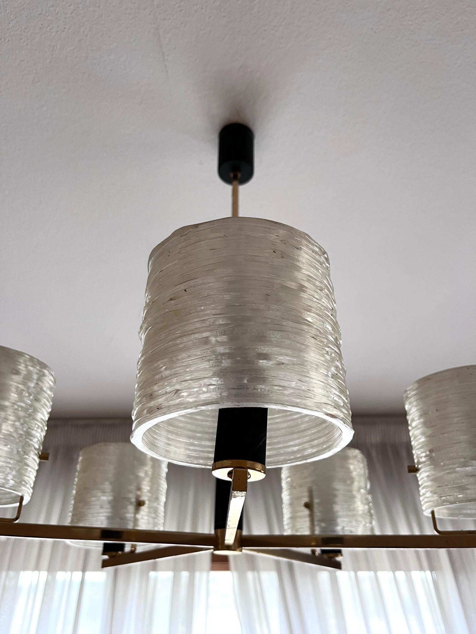 Mid-Century Modern Maison Arlus Ceiling Light For Sale