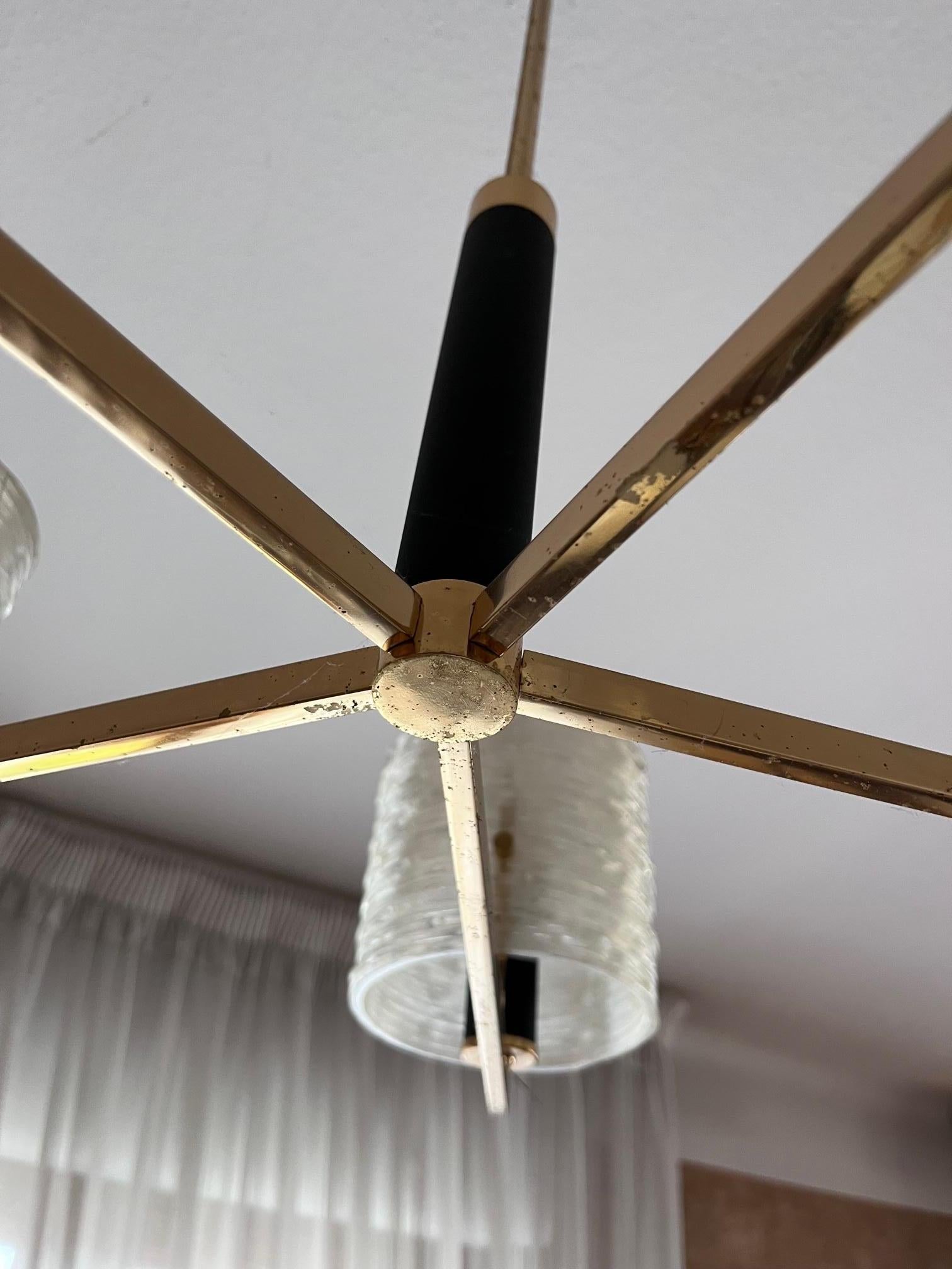 XX secolo Maison Arlus - Lampada da soffitto in vendita