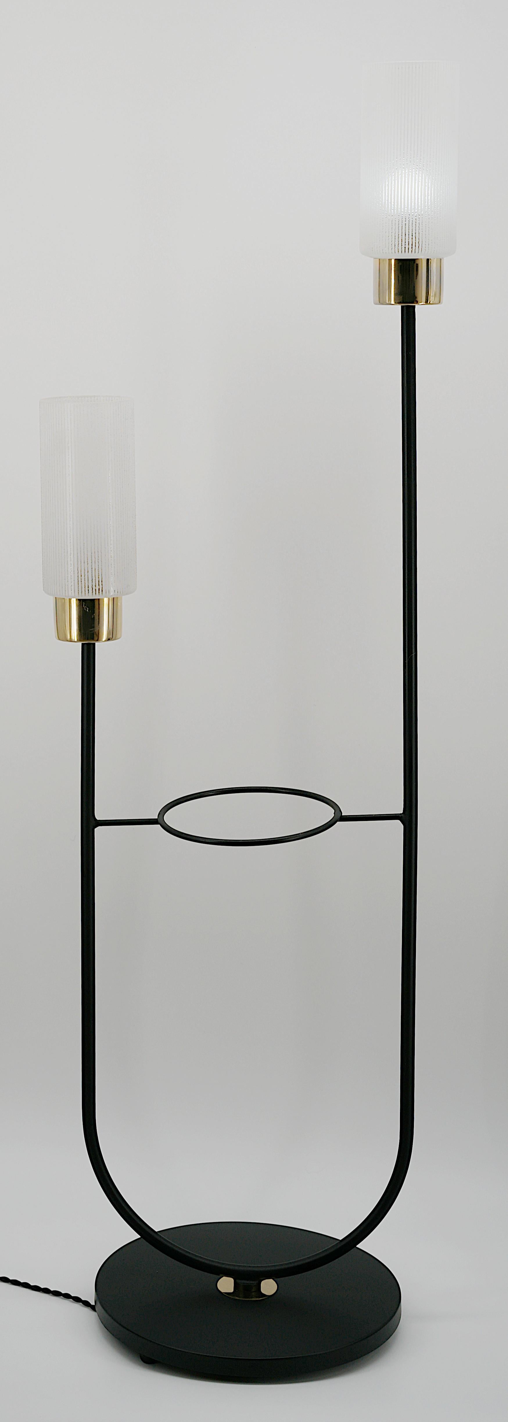 Maison ARLUS French Mid-Century Floor Lamp, 1950s For Sale 2