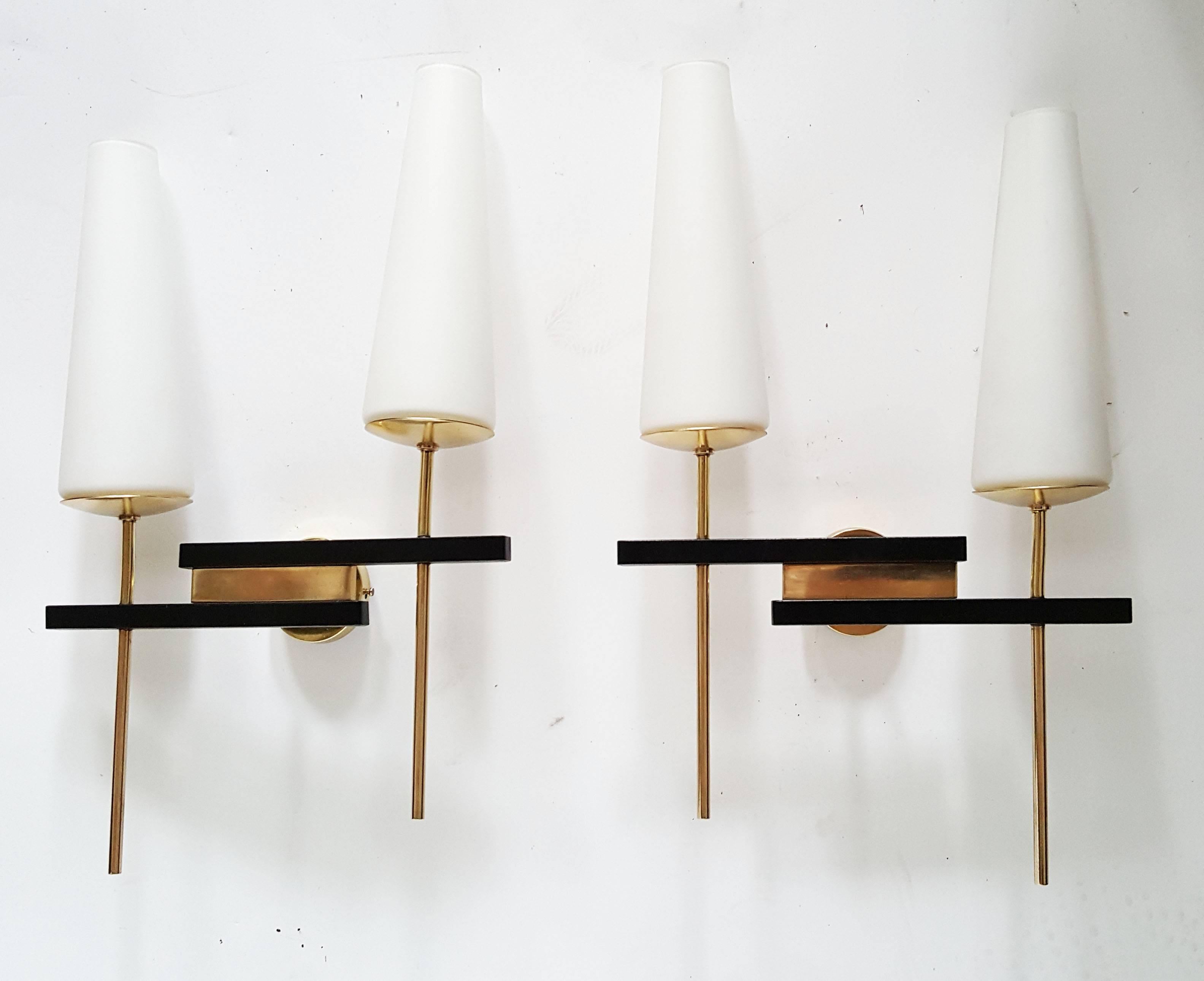 Maison Arlus Pair of Sconces In Good Condition In Miami, FL