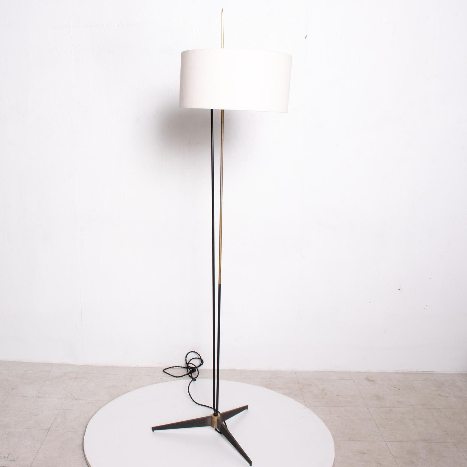 Mid-Century Modern Maison Arlus Tripod Floor Lamp Midcentury French Modern