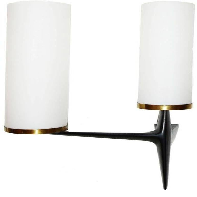 Italian Maison Arlus Two-Light Sconces