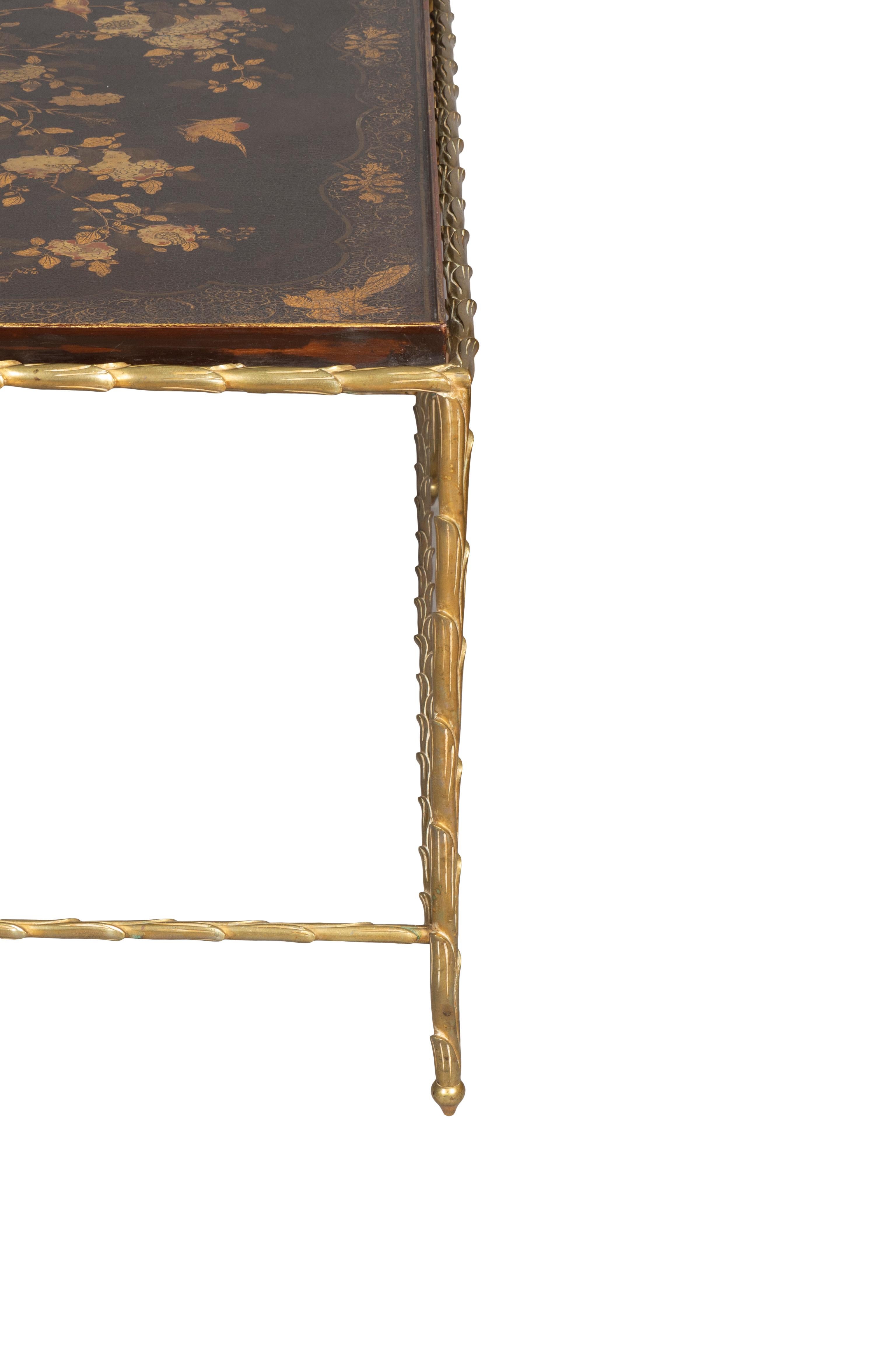 Maison Bagues Brass And Lacquer Coffee Table 5