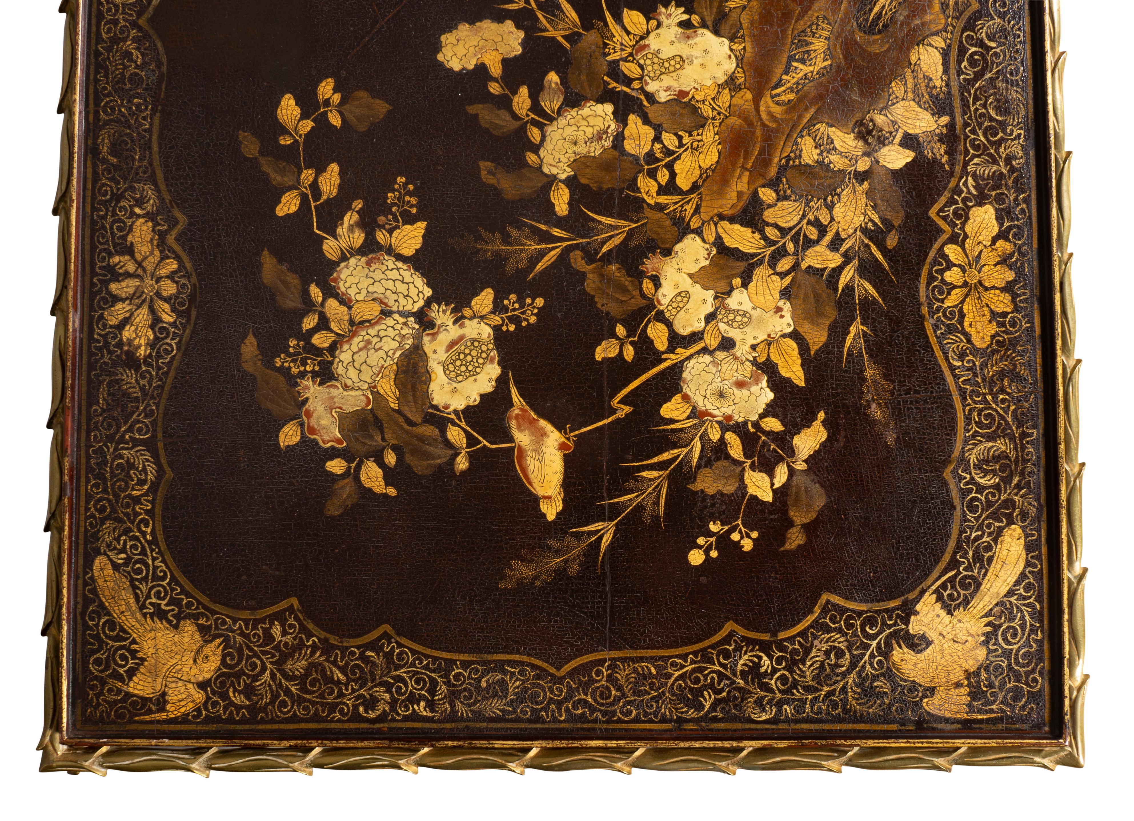 Maison Bagues Brass And Lacquer Coffee Table 10