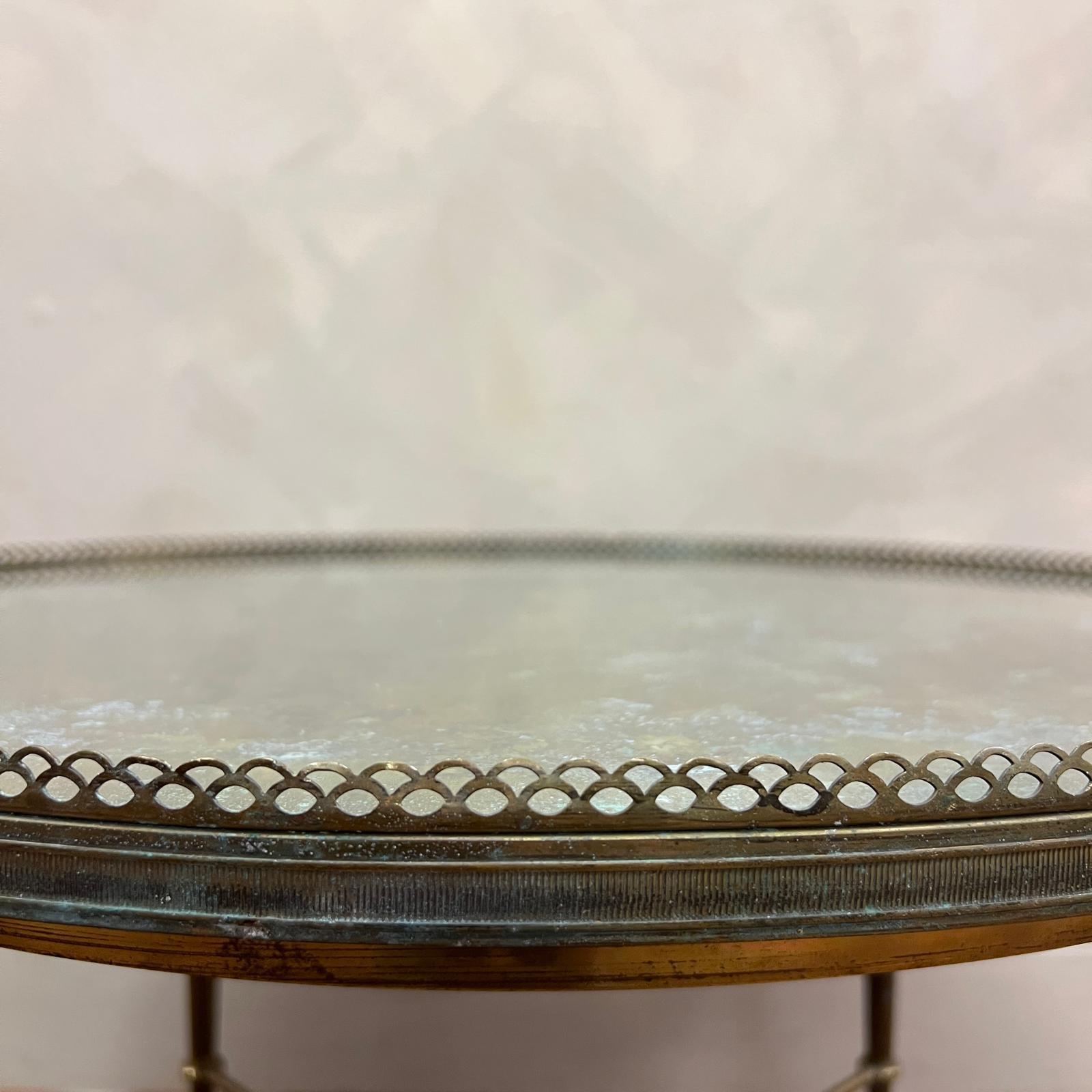 Mid-20th Century Maison Baguès Brass Coffee Table For Sale
