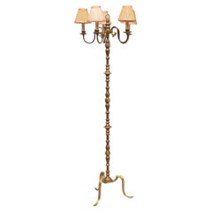 Maison Baguès brass floor lamp 1960s france