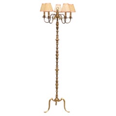 Maison Baguès brass floor lamp 1960s france