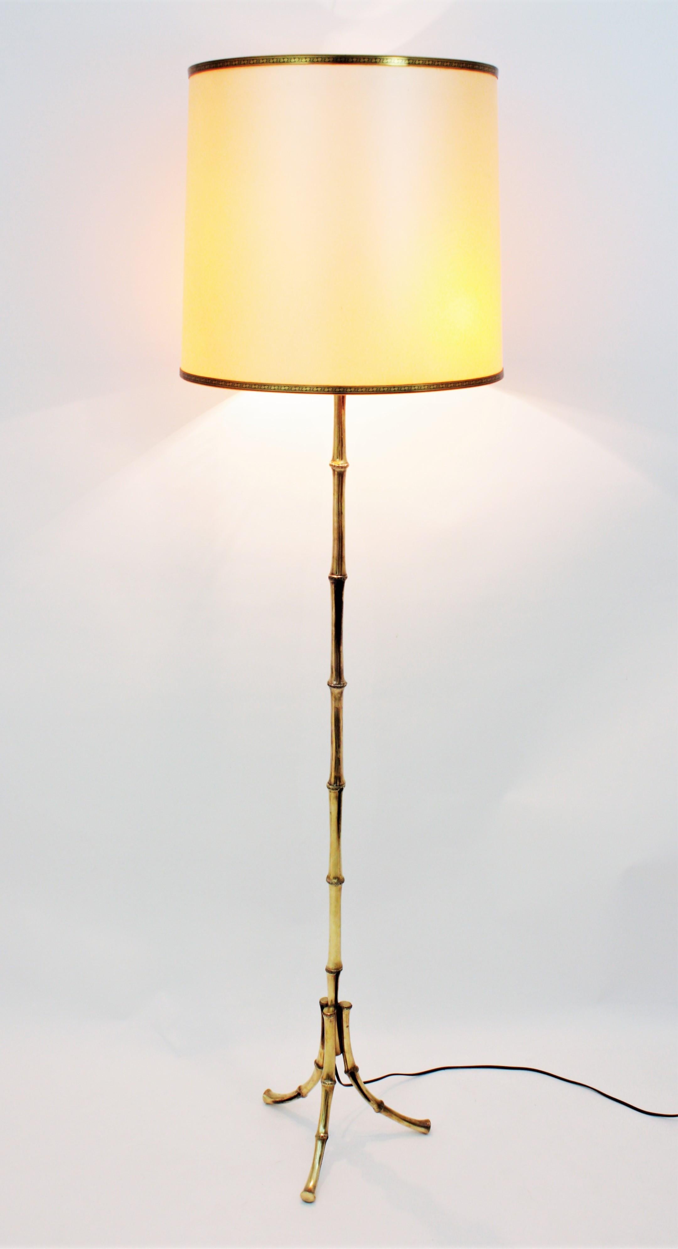 faux bamboo floor lamp