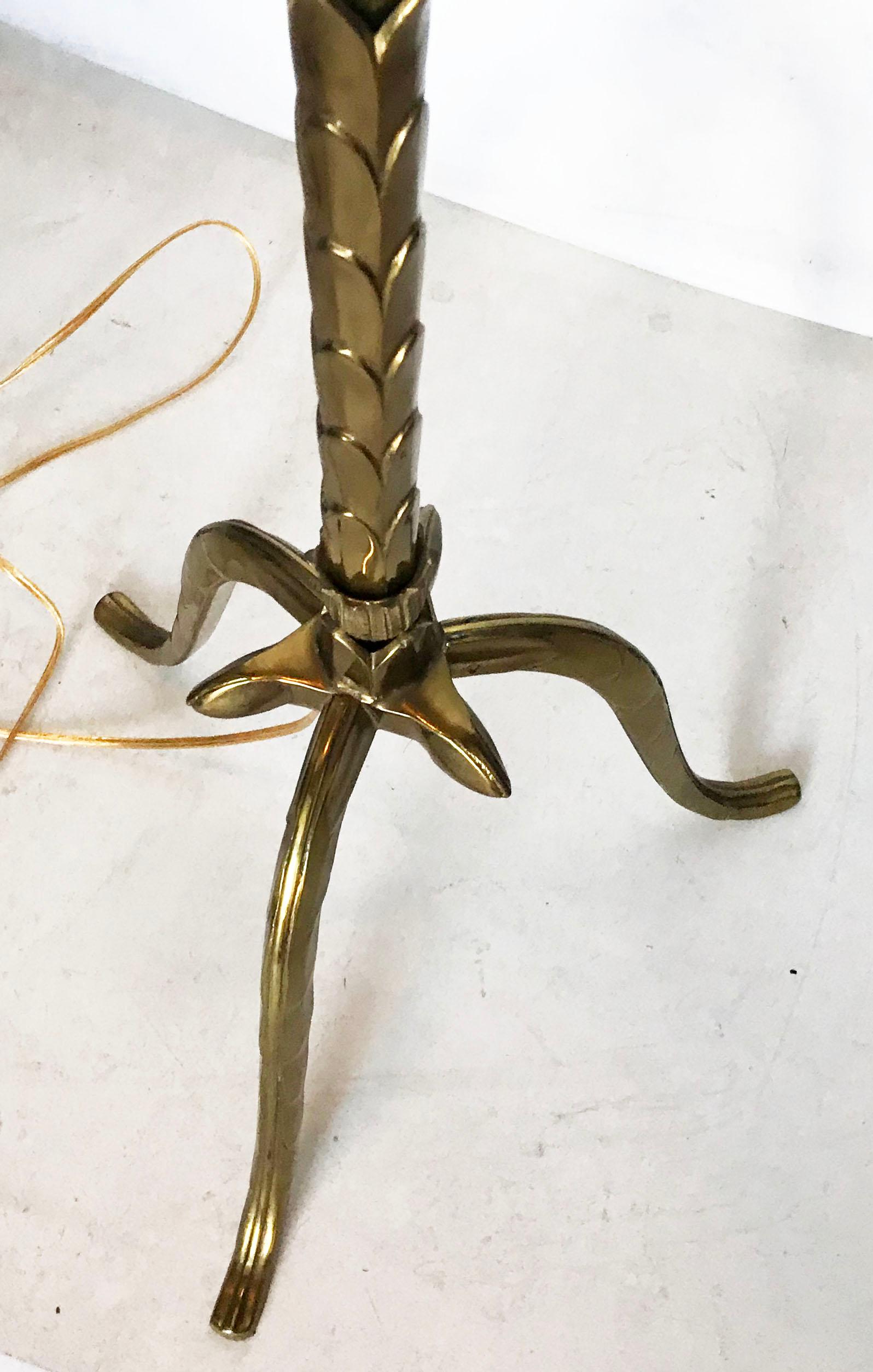 Lámpara de pie Maison Bagues Bronce Francés en venta