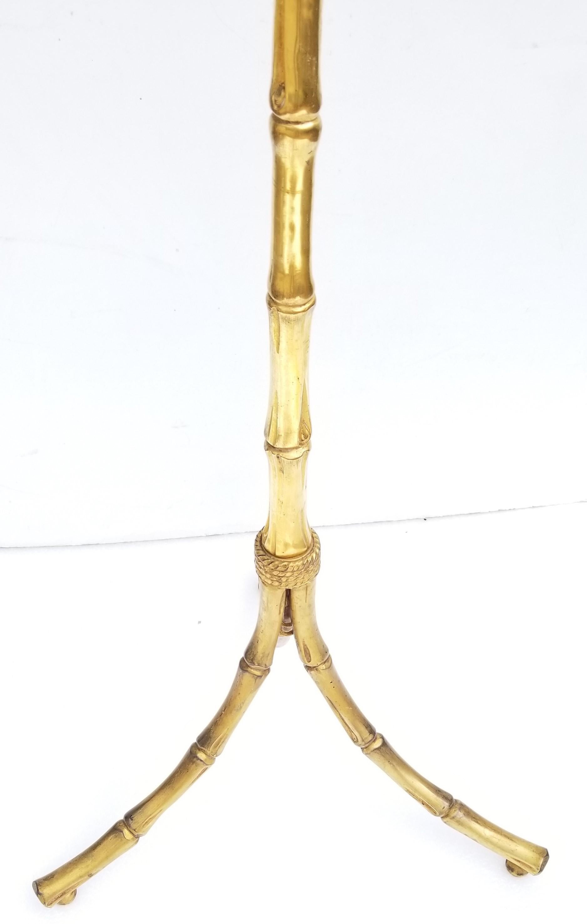 French Maison Bagues Bronze Floor lamp For Sale