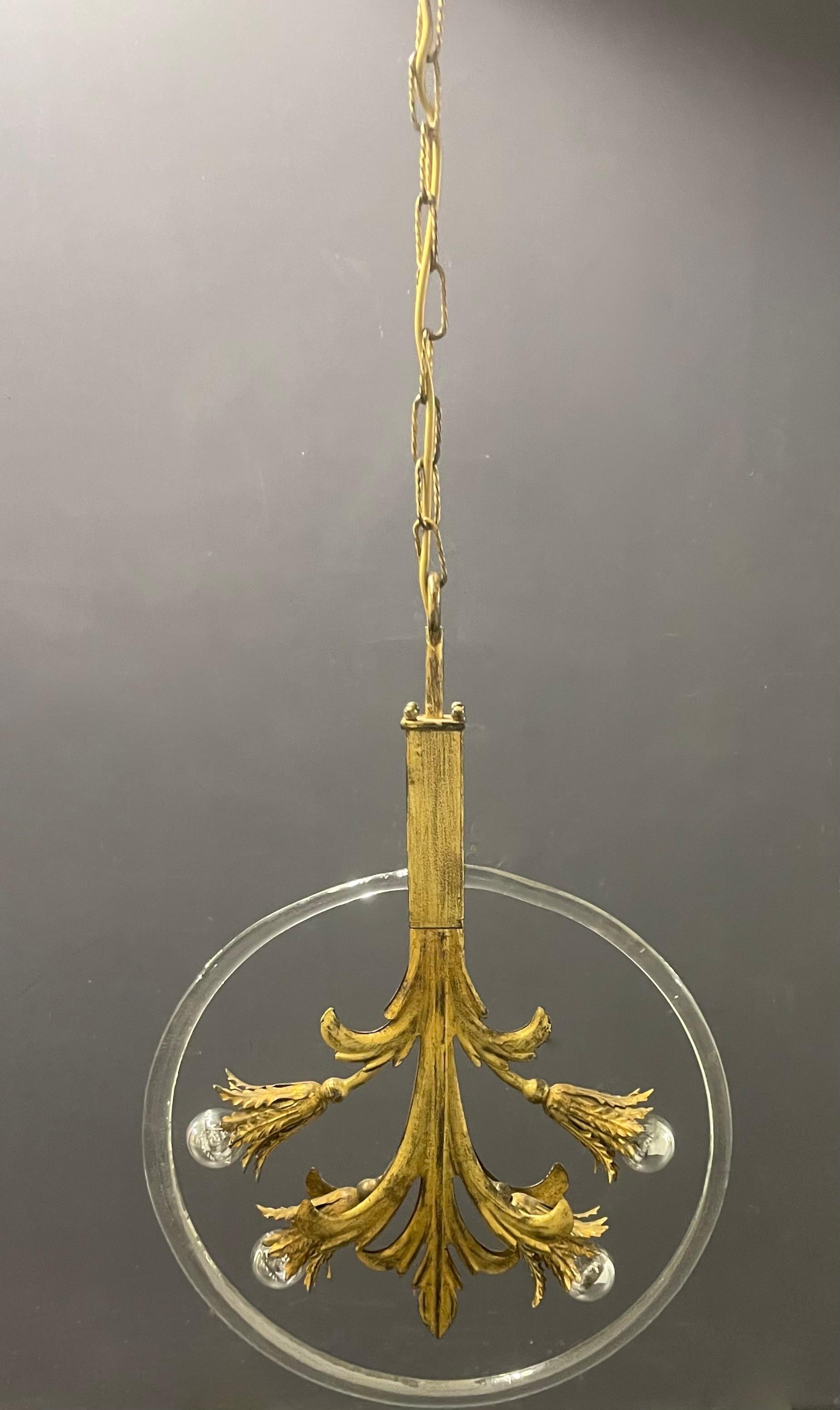 Late 20th Century maison bagues ceiling  lamp For Sale