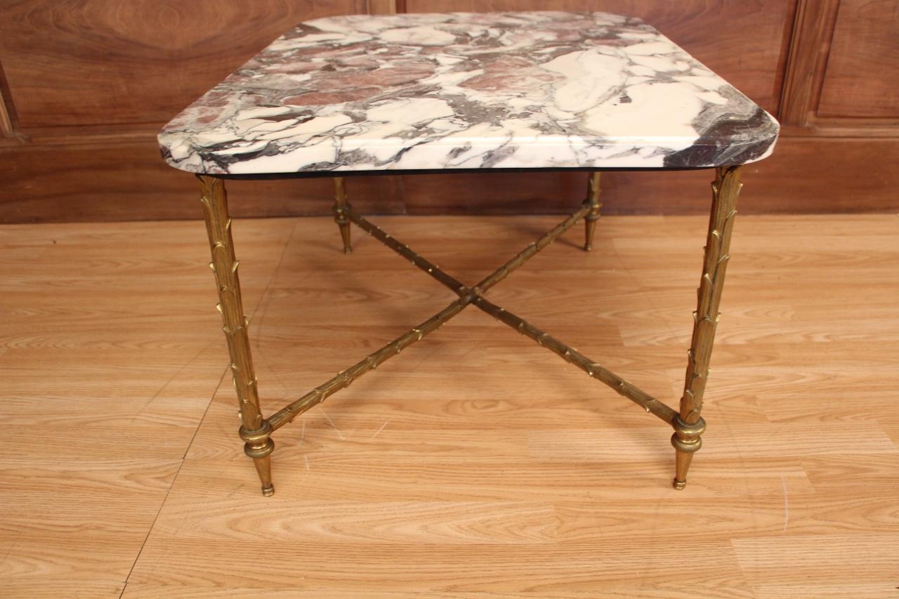 Marble Maison Bagues Coffee Table For Sale