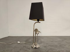 Maison Baguès Crane Bird Table Lamp, 1960s