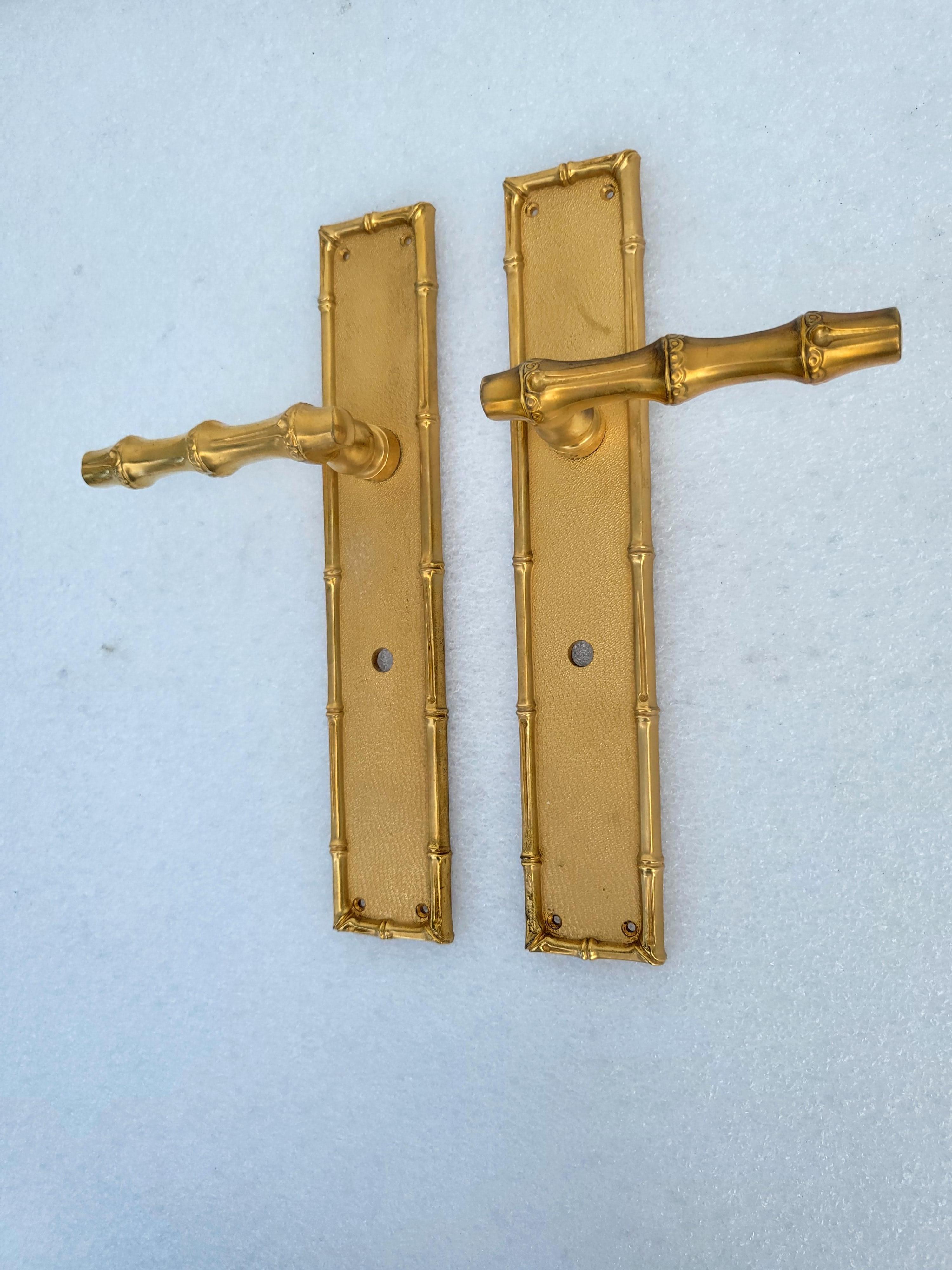 Maison Baguès Door Handles, 8 Pairs Available, Priced by Pair In Good Condition For Sale In Miami, FL