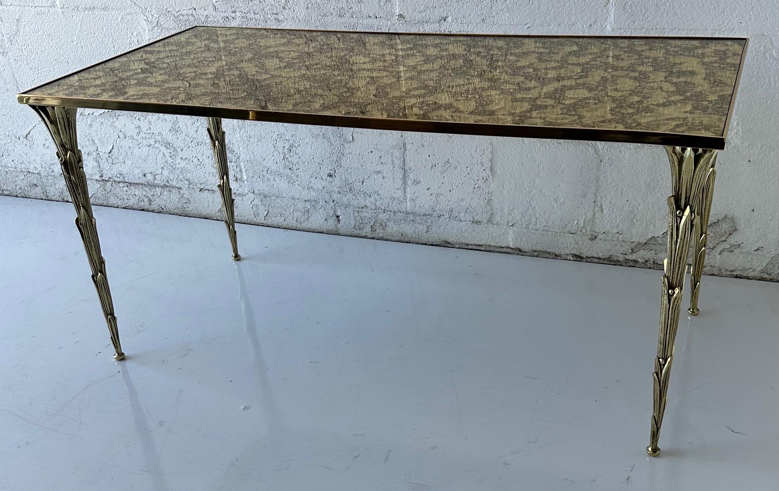 Maison Bagues French Bronze Coffee Table For Sale 4