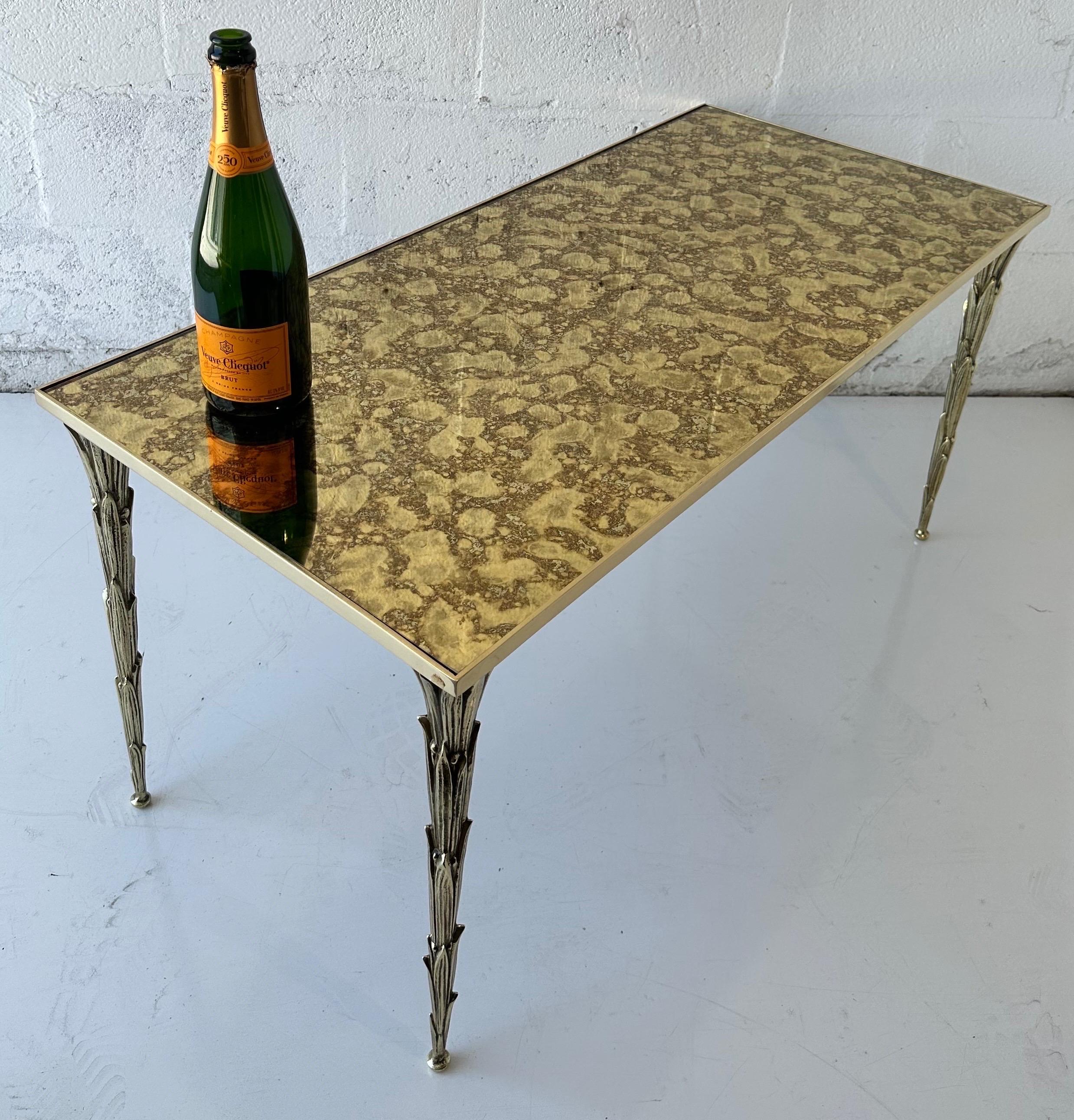 Maison Bagues French Bronze Coffee Table In Excellent Condition For Sale In Miami, FL