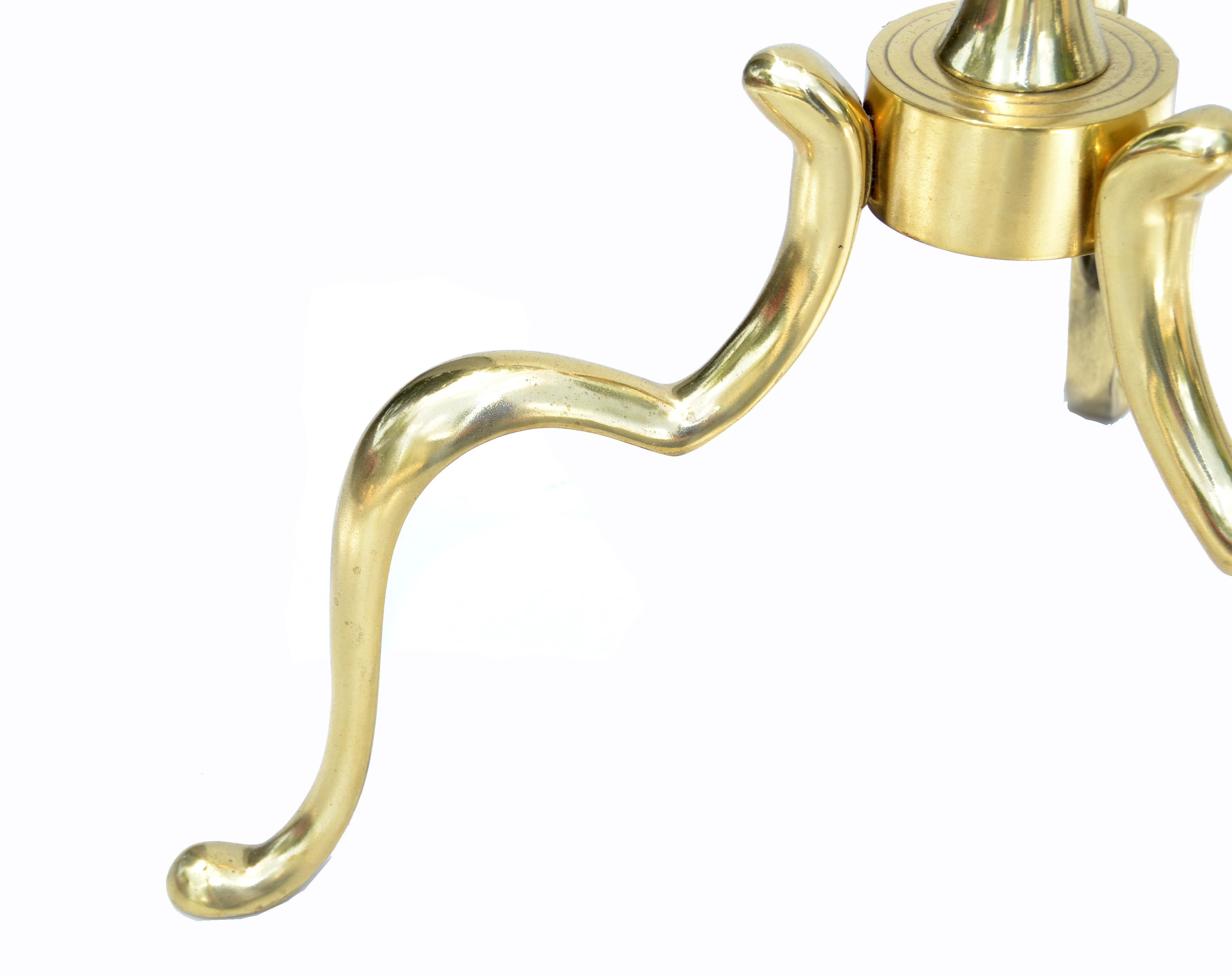Bronzo Lampada da terra in bambù neoclassica francese in bronzo della Maison Baguès in vendita