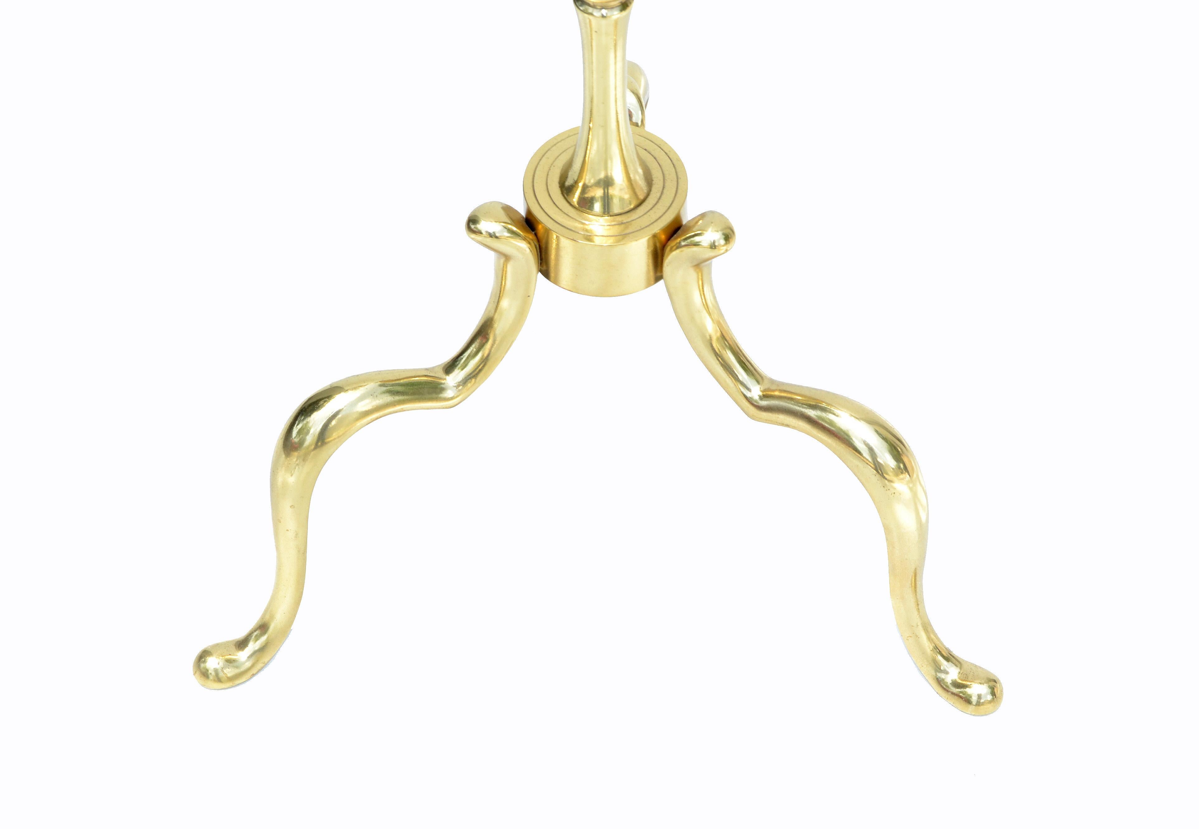 Maison Baguès French Neoclassical Bronze Bamboo Floor Lamp For Sale 3