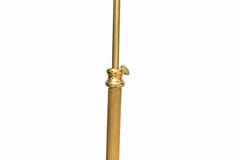 Maison Baguès French Neoclassical Bronze Floor Lamp, 1940s