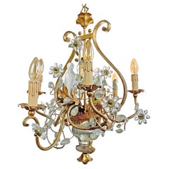 Banci Firenze Gold Crystal Chinoiserie Chandelier