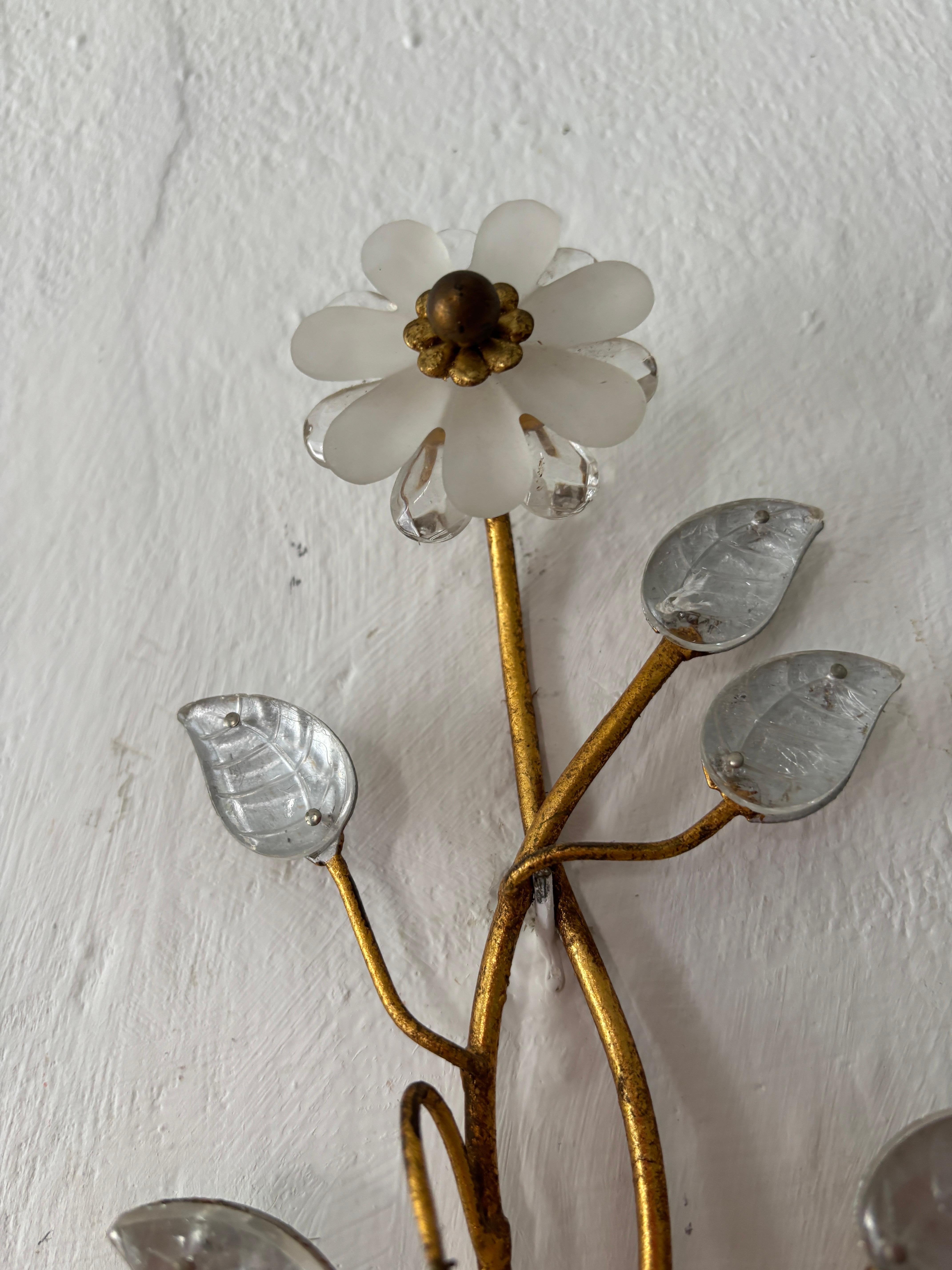 Maison Bagues Fiori d'oro e d'argento - Sconcese francesi, c.C. 1940 Firmato in vendita 5