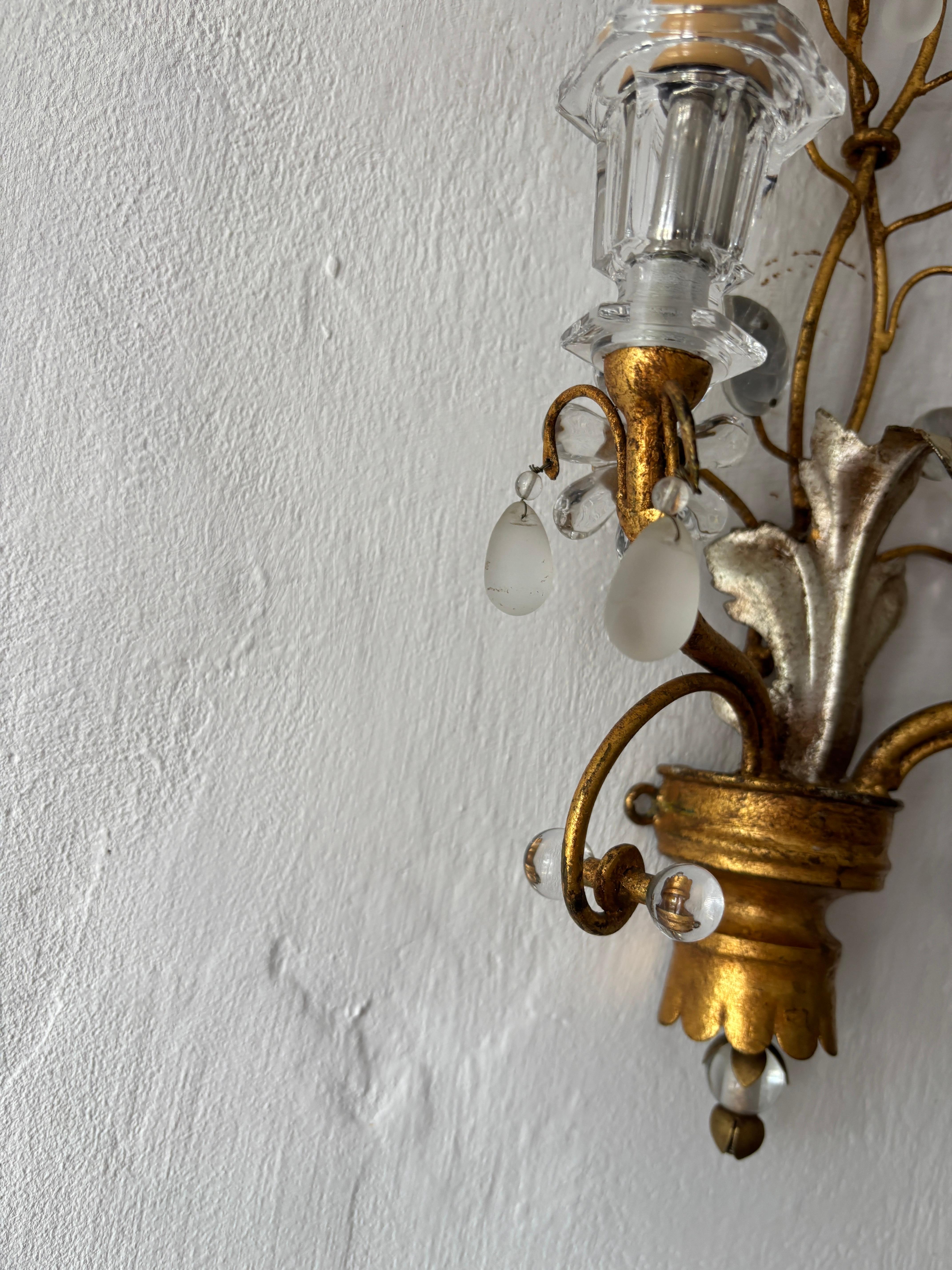 Maison Bagues Fiori d'oro e d'argento - Sconcese francesi, c.C. 1940 Firmato in vendita 7