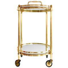 Maison Baguès/Maison Jansen Vintage French Serving Trolley, 1940s