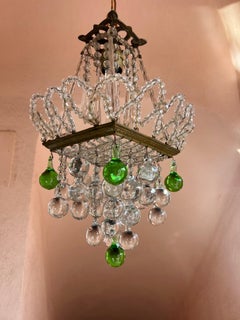 Mini Murano Glass chandelier in the style of Bagues