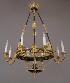 Maison Baguès, lustre « Palmettes », France, vers 1890