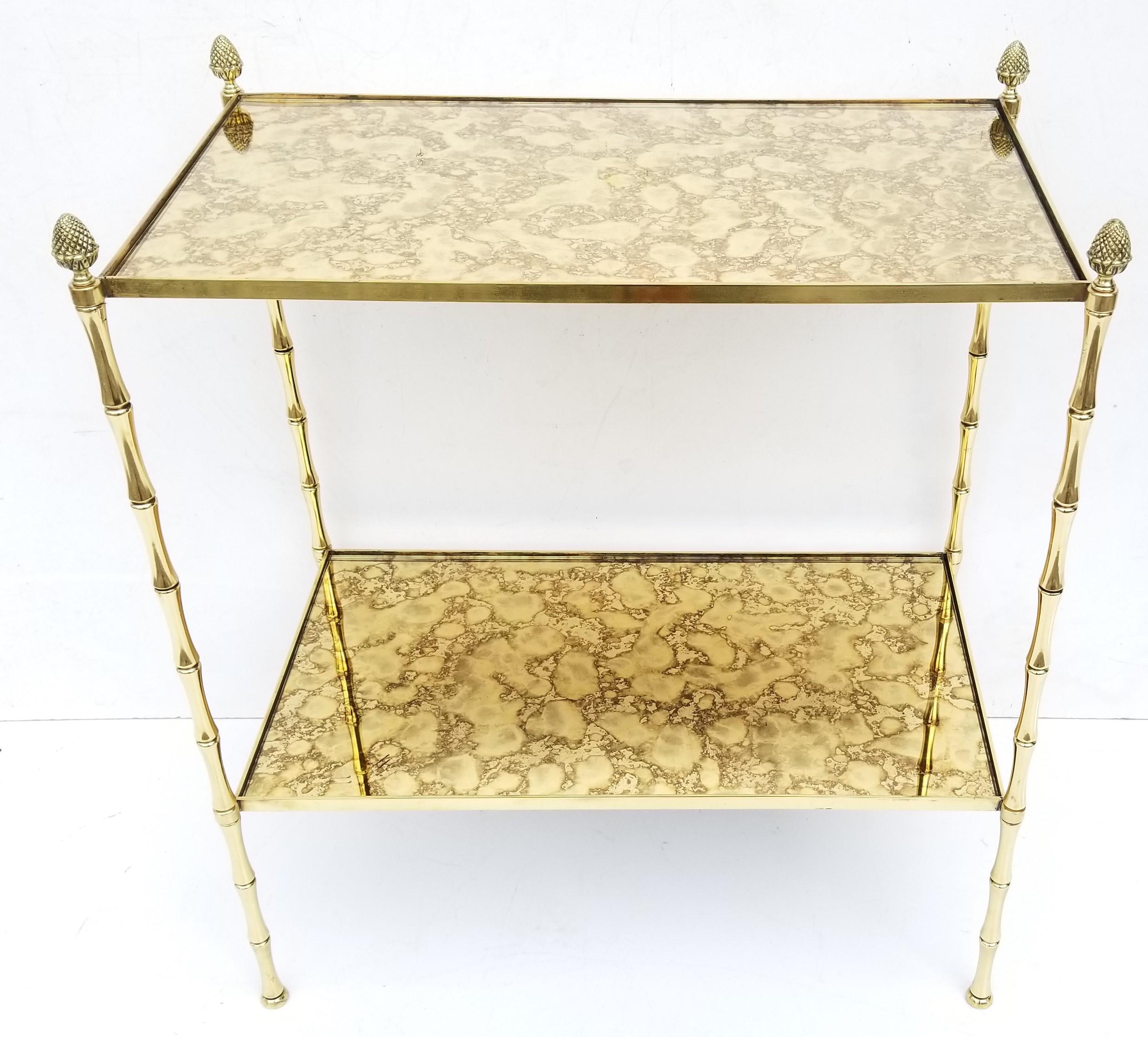 Mid-20th Century Maison Bagues  Rectangular Side Table For Sale