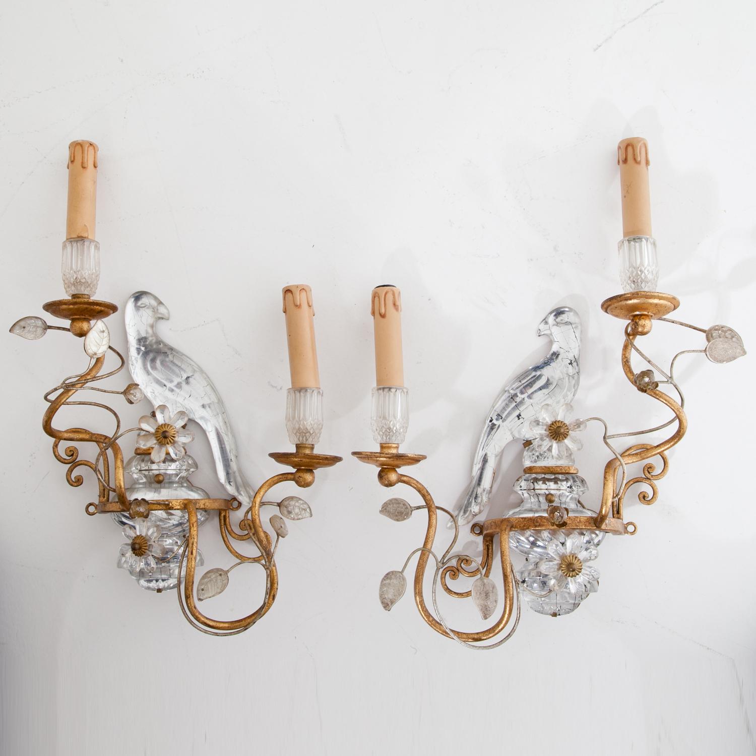 Maison Baguès Sconces, France, 1950s In Good Condition In Greding, DE