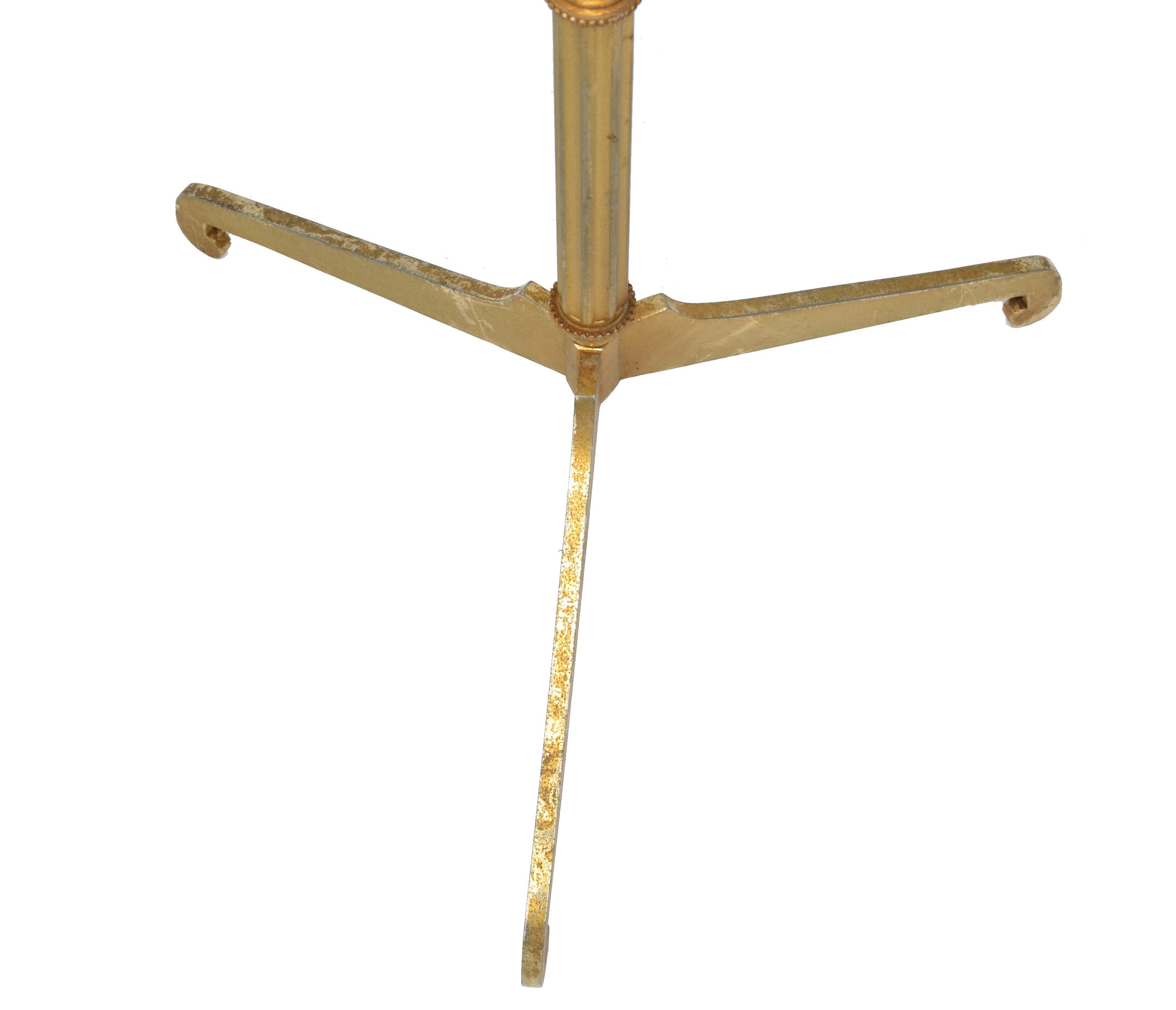 Maison Baguès Style French Neoclassical Bronze Floor Lamp Tripod Base For Sale 7
