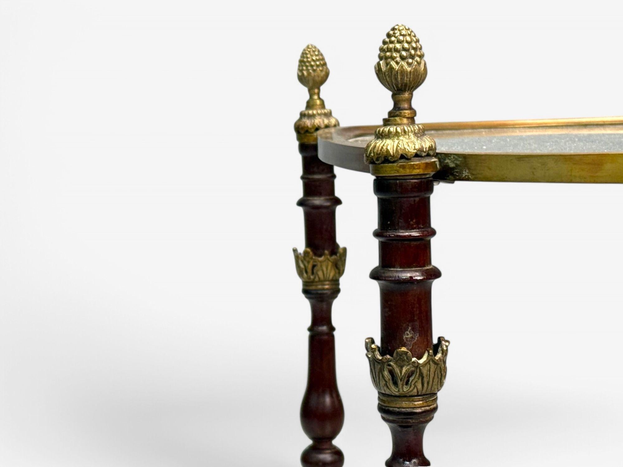 Maison Baguès Style, Hollywood Regency, Bronze, Petite Étagère, France, 1940s en vente 4