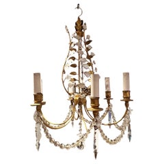 Maison Baguès Style Small French 1960s Chandelier
